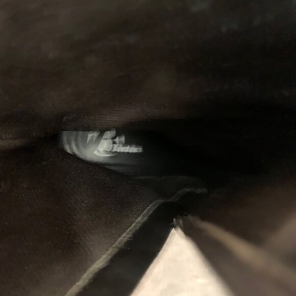 Bata Women’s Straps Black Pointy Toe Side Zip Heel Boots - Picture 8 of 13